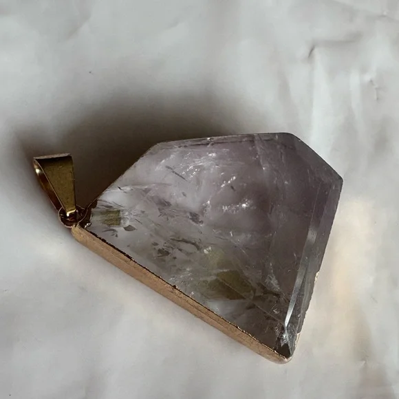 Mystic Prism Fluorite Pendant – Healing Crystal Jewelry - Picture 3 of 4